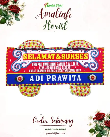Papan Bunga Ucapan Selamat Sungainangka